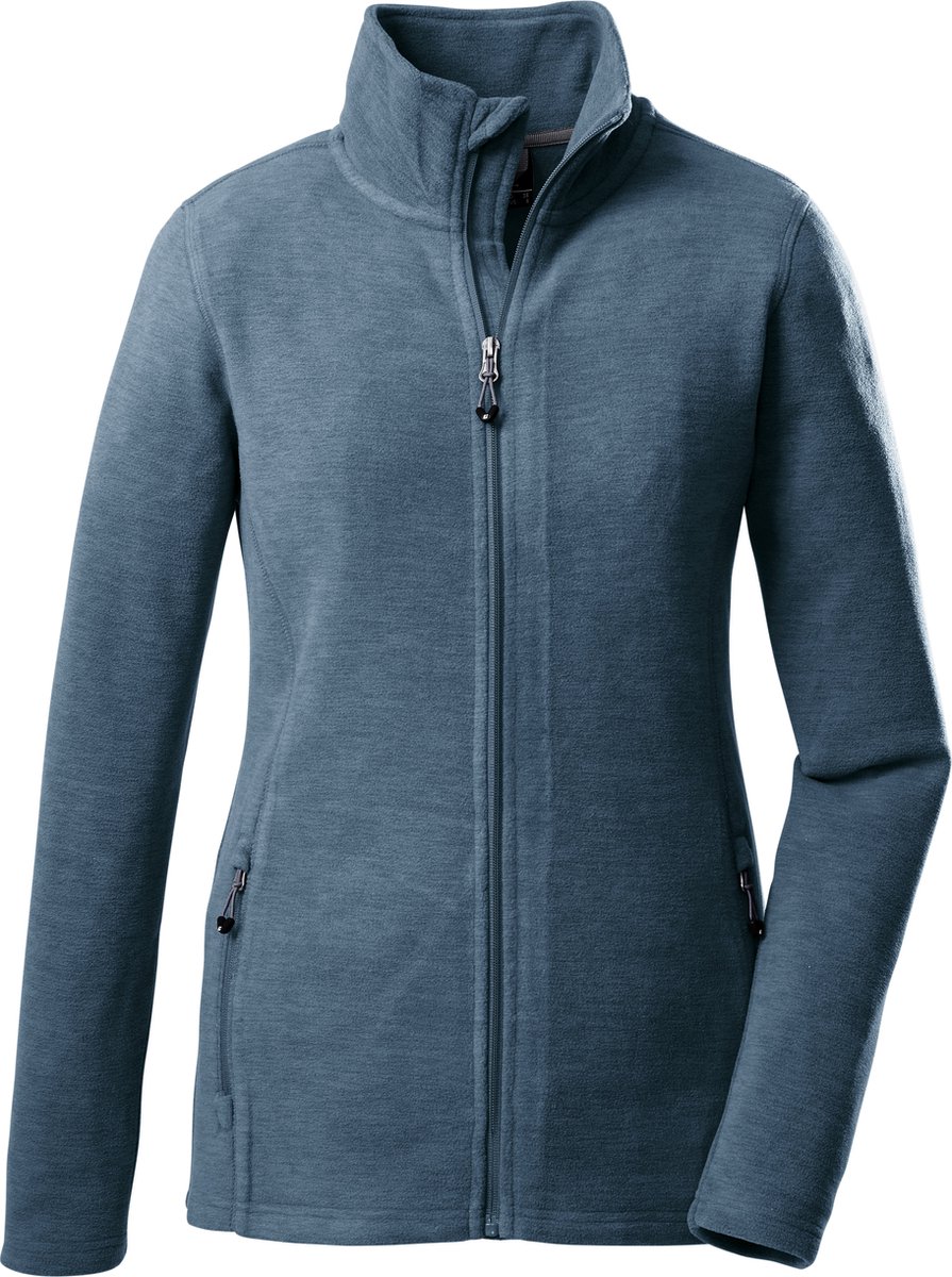 Killtec Women Fleece Jacket 8 Outdoorvest Dames Sturmblau