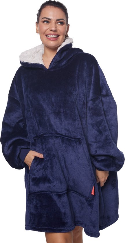 Jml Homie Hoodie - Oversized hoodie - Deken met mouwen - Unisex - Blauw