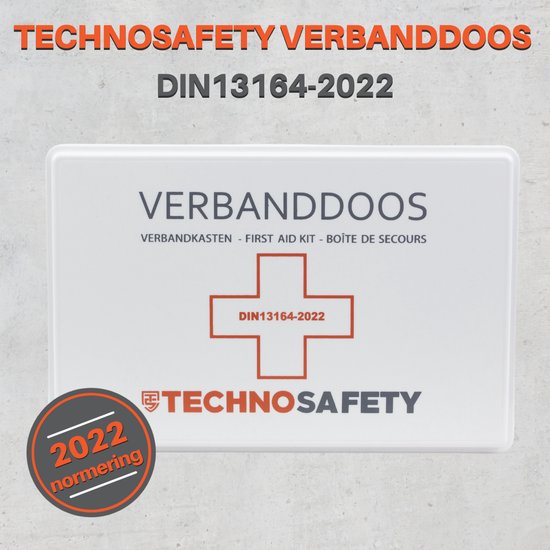 Verbanddoos voor in de auto - Compact en compleet - Allesveilig.nl