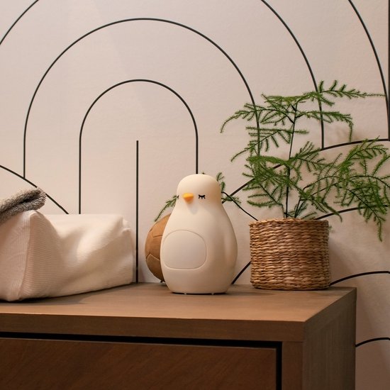 Luvion Penguin Sleep Trainer - Réveil pour enfants - Avec fonction veilleuse et réveil
