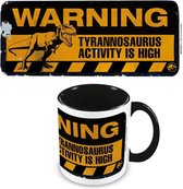 Jurassic World 3 - Warning - Coloured Inner Mug 315ml