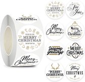 Sans Citron - Autocollants de Noël 2023 - 500 pièces - Taille autocollant : 2,5 cm - Noël - Cadeau - Décoration - Emballage