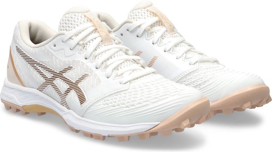 Asics Field Ultimate FF 2 Femme White - Champagne Chaussure de Hockey