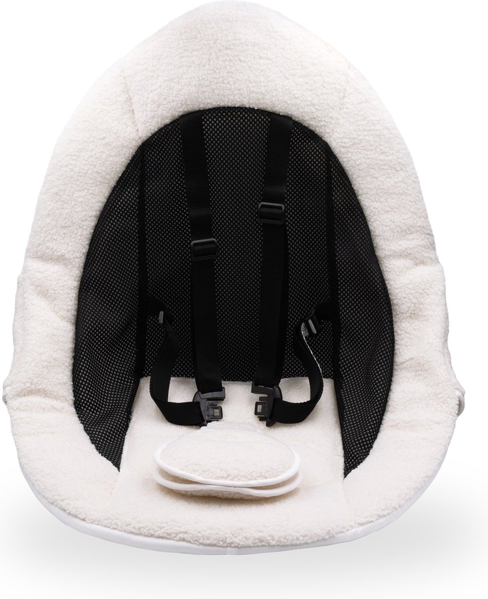 LUVION® Babyswing met Extra Tweede Wipstoelhoes - Elektrische Babyschommel - Automatische Wipstoel voor je Baby - Extra uitneembare wasbare swing hoes — afbeelding 4
