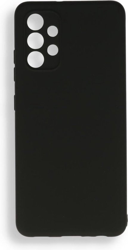 Protection de l'appareil photo Coque arrière en Siliconen - Convient pour Samsung Galaxy A52 / A52 5G / A52s 5G - Coque en TPU Zwart