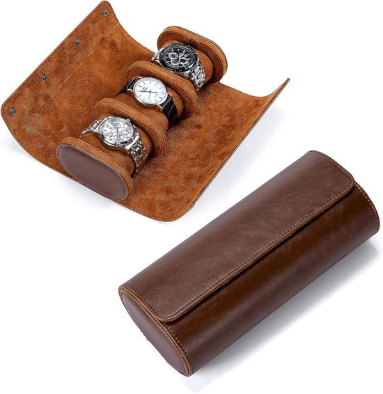 Luxe Horlogebox 2 Stuks - Horlogedoos - Horloge Etui Leer - Horloge