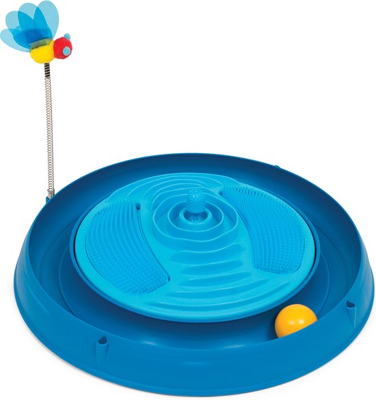 Catit Play Circuit Ball Toy with Catnip Massager