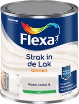 Flexa Strak in de lak - Binnenlak Mat - Warm Colour 8 - 1l