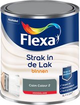 Flexa Strak in de lak - Binnenlak Hoogglans - Calm Colour 2 - 1l