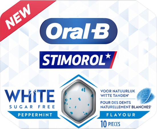 Stimorol | Oral-B | Blanc | 12 x 17 grammes