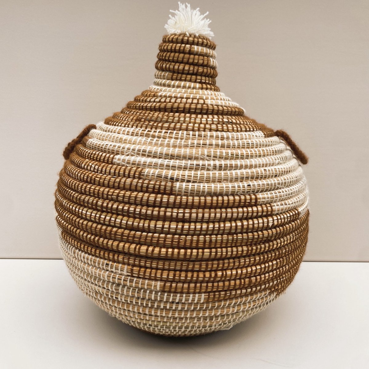 Berber mand bruin/wit