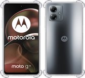 Hoesje geschikt voor Motorola Moto G14 – Extreme Shock Case – Cover Transparant
