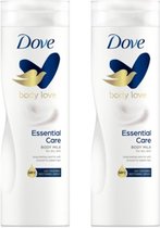 Dove Lotion pour le corps Soins Essentiels - 2 x 250 ml - Body Love
