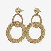 Essenza Double Circle Earrings Gold