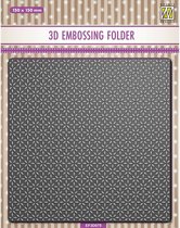 EF3D075 3D embossingfolder stars small - Nellie Snellen - embossing mal - sterren klein