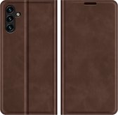 Samsung Galaxy A04s Magnetic Wallet Case - Brown