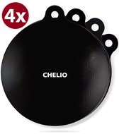 Chelio Inductie Beschermer Mat voor Kookplaat 4x – Anti-slip & bescherming tot 240° - Afdekplaat voor Kookplaat - Zwart