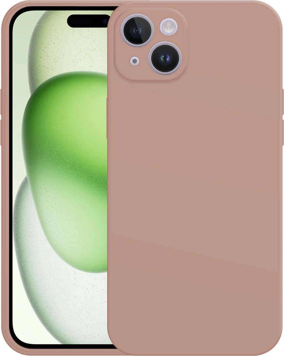 Just in Case hoesje geschikt voor iPhone 15 Plus Hoesje - Color Backcover - Roze