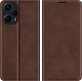 Xiaomi Poco F5 Magnetic Wallet Case - Brown