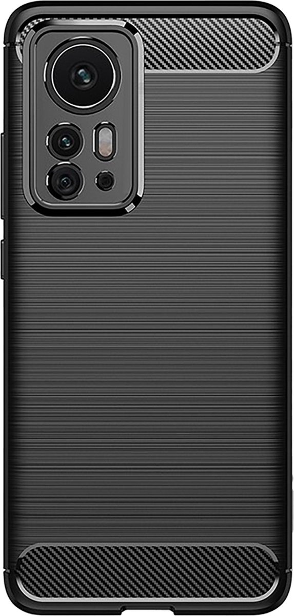 Just in Case hoesje geschikt voor Xiaomi 12 Pro - Rugged TPU - Zwart