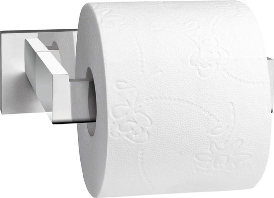 Zet toiletpapierhouder handdoekhouder - hoekig ontwerp - badkameraccessoires - roestvrij staal 304 chroom