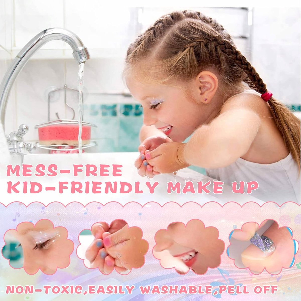 Acheter 20 pièces/ensemble pour maquillage pour enfants fille Non toxique filles  jouet Kits de maquillage enfants ensemble de maquillage