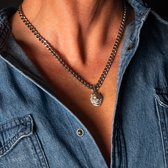 Guess Heren-Ketting Roestvrijstaal One Size Zilver 32021252