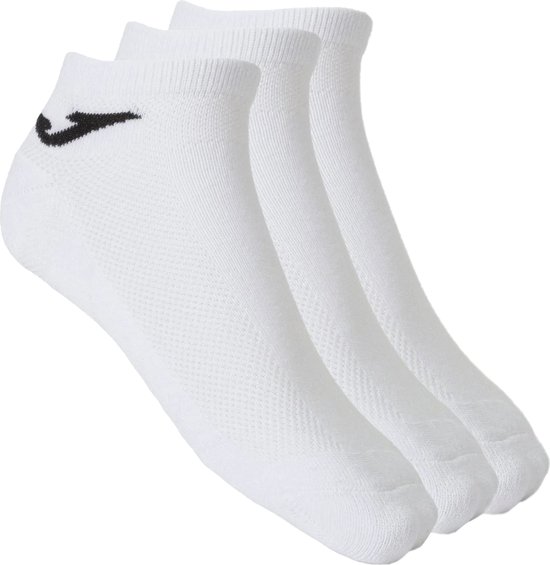 Chaussettes Joma Invisible 3PPK 400781-200, Unisexe, Wit, Chaussettes, taille: 43-46