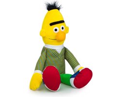 Bert - Sesamstraat Bert en Ernie Pluche Knuffel 38 cm {Sesamestreet Plush Toy | Sesam Straat Speelgoed Knuffeldier Knuffelpop voor kinderen jongens meisjes | Cookie Monster, Elmo, Oscar Mopperkont, Bert, Ernie}