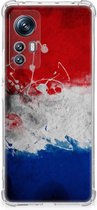 Telefoon Hoesje Geschikt voor Xiaomi 12 | 12x Leuk Hoesje met transparante rand Nederlandse Vlag