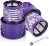 SIDANO® HEPA filter - geschikt voor Dyson V10, SV12 stofzuigers - (2 filters + borstel)