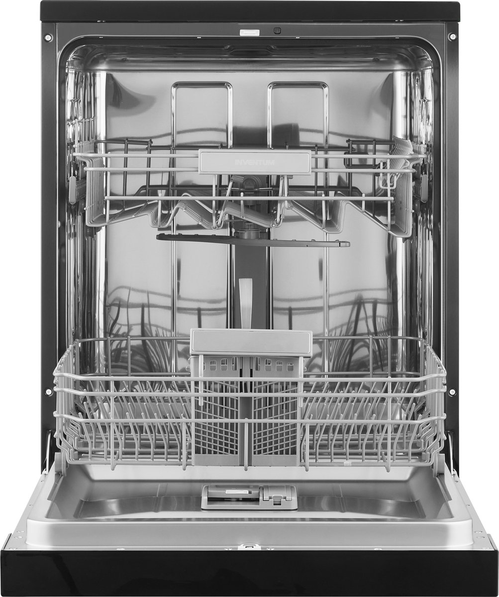 Inventum VVW6036AB vaatwasser - 14 couverts - Bestekmand - 44 dB - 7 programma’s - Deur opent automatisch - Startuitstel - Energielabel C - Vrijstaand - Zwart — afbeelding 3