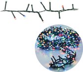 Cheqo® Kerstboomverlichting - Micro Clusterverlichting - Kerstlampjes - Led Verlichting - Kerstverlichting voor Binnen en Buiten - Met Haspel - 750 LED - 15 Meter - Met Timer - Multicolor