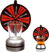 Cheqo® Drankspel - Drankspelletje - Wheel of Shots - Met Shotglas - Cadeau