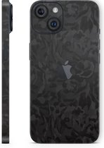 iPhone 15 Skin Camouflage Zwart - 3M Sticker