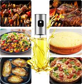 Waledano® RVS Olijfolie Sprayer - Verstuiver - Multifunctionele Oliespray voor het Koken - Grillen - BBQ - Salade - Airfryer - Luxe Olie Sprayer