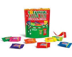 Tony's Chocolonely Tiny Tony's Chocolade Kerstmis Special - Mix Kerst Chocolaatjes Cadeau - Mini Chocolaatjes in Geschenkverpakking 8 Smaken - 135 gram Fairtrade Belgische Chocola