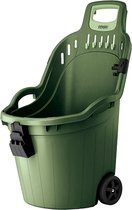 Chariot de jardin - chariot de jardin - chariot à déchets - chariot à déchets - brouette - 50 litres - vert