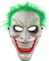 Fjesta The Joker Masker - Halloween Masker - Halloween Kostuum - Carnaval Masker - Kunststof - One Size