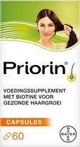 Priorin met biotine, voor sterk en vol haar van binnenuit, 60 capsules