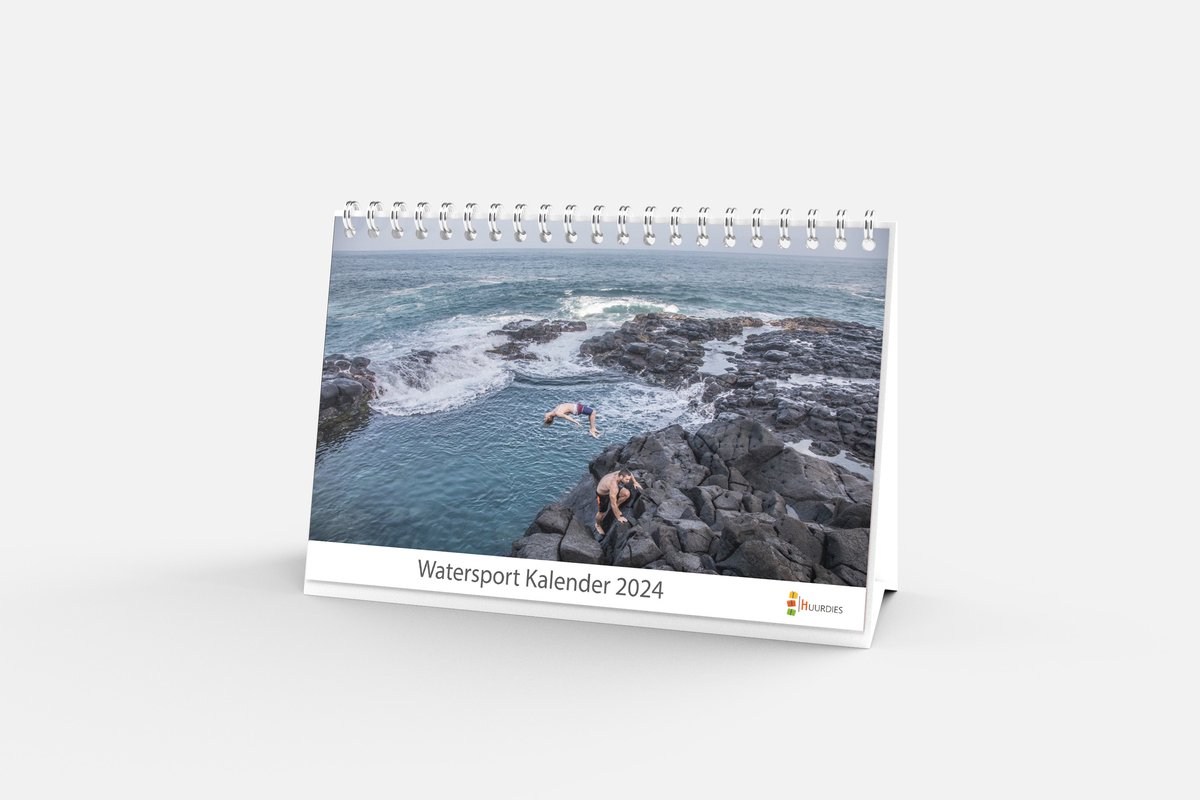 Bureaukalender 2024 - Waterpsort - 20x12cm - 300gms