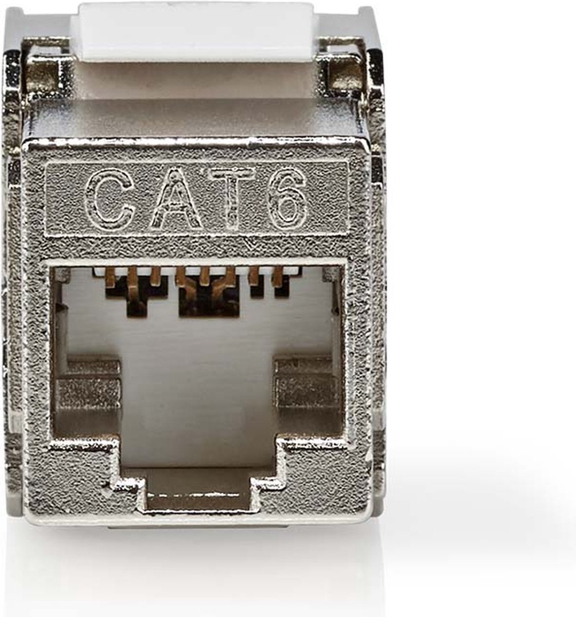 Nedis Keystone - CAT6 - RJ45 Female - S/FTP - Metaal - Doos