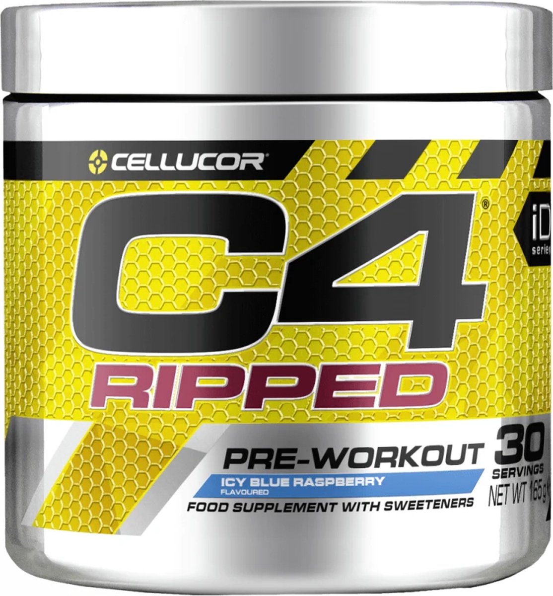 Cellucor C4 Ripped - Icy Blue Razz - Pre-workout - 30 doseringen