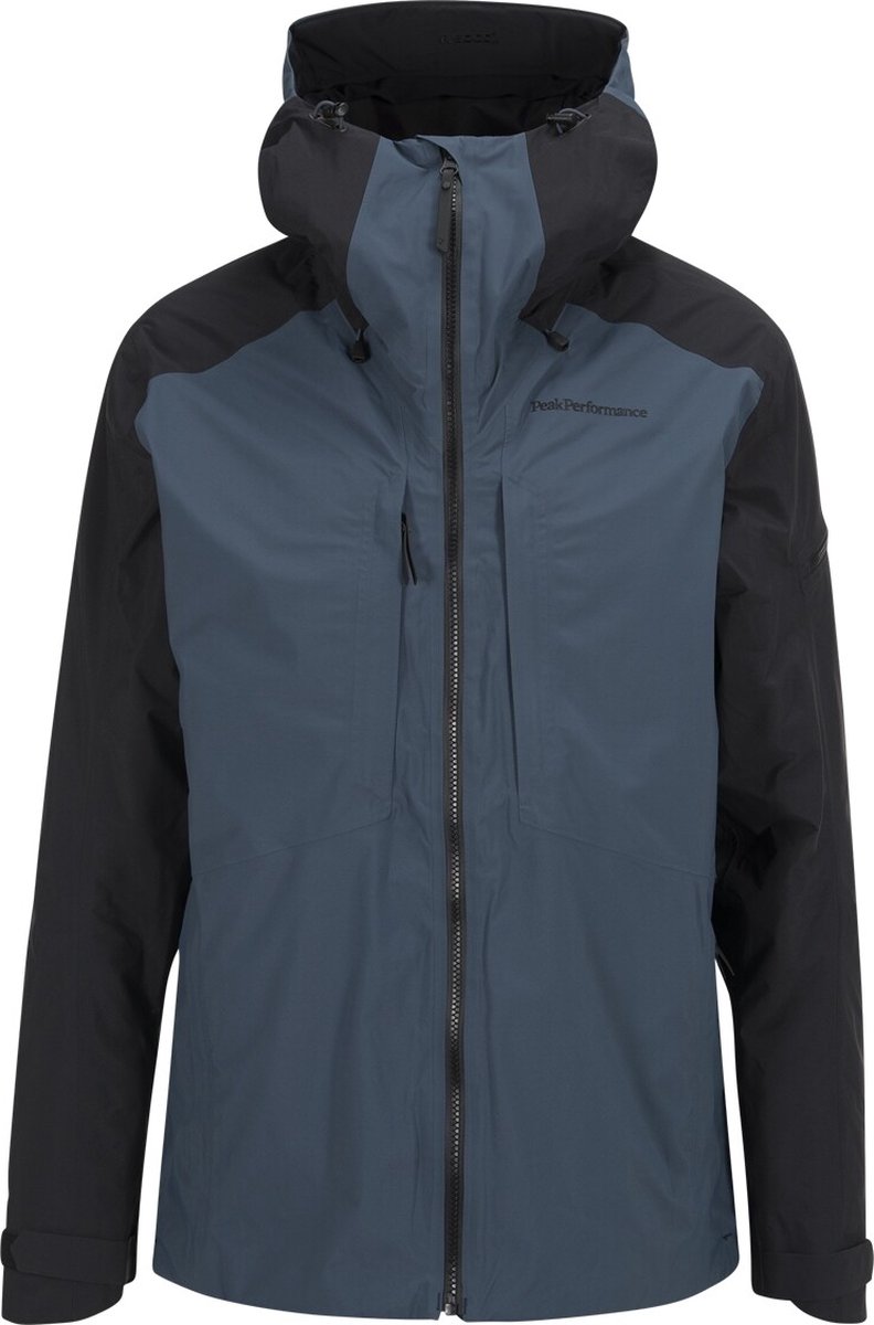 Peak Performance - Teton 2-Layer Ski Jacket - Gore-Tex® - XL - Blauw/Zwart  | bol