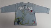 Trui - T-Shirt met lange mouw - Jongen - Bleek blauw - Nature 6 maand 68