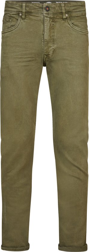 Petrol Industries - Heren Russel Gekleurde Regular Tapered Fit Jeans jeans - Groen - Maat 38