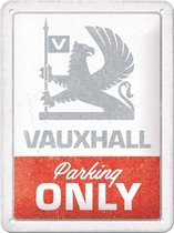 Metalen Bord 15 x 20cm Vauxhall - Parking Only