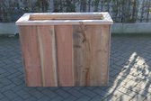 Plantenbak Rectangle van douglashout 100x80x40cm – bloembak - hout
