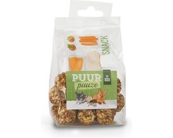 Witte Molen - Knaagdierensnack - Knaagdier - Puur Pauze Groentenbal Wortel & Pastinaak 100gr - Tray - 1st
