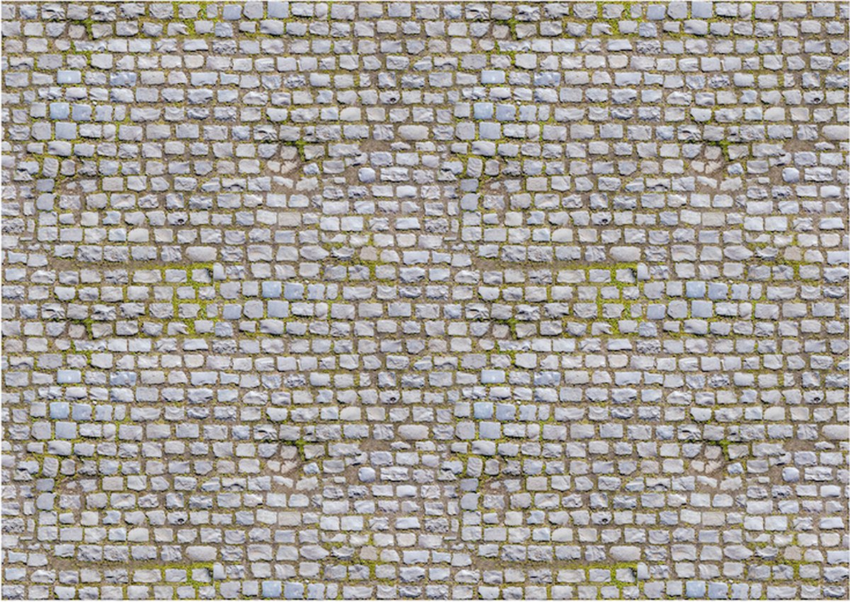 My Village | Blad van koperstenen | 21x29,7cm